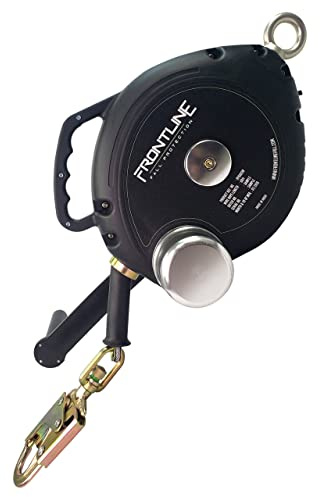 Frontline RPG603W MEGApod 50' 3-Way SRL with Retrieval System | Galvanized Steel Cable | Fall Arrest & Rescue Operations | Meets OSHA Standards