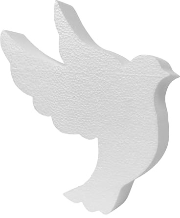 DecoPorex - Taube 20 cm hoch EPS Dekoration - 0423