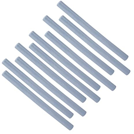 10 Stück Siegelwachs Stäbe, Mehrfarbige Runde Wachs Siegelstift für DIY Einladungen, Hochzeitseinladungen, Kartenumschläge, Geschenkverpackungen, Weinverpackungen (Dunstblau)