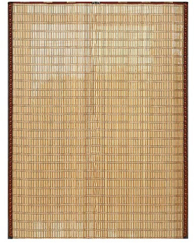 ZHUOZ1T Wohnzimmer Eingang Bambus Vorhang,Einfache Schiebetür,Faltschiebetür,Shop Tür Vorhang,Verdunkelungsvorhang,Japanischer Türvorhang,Balkon Sonnenvorhang,Anpassbar (WxH:200x100cm(79x39in))