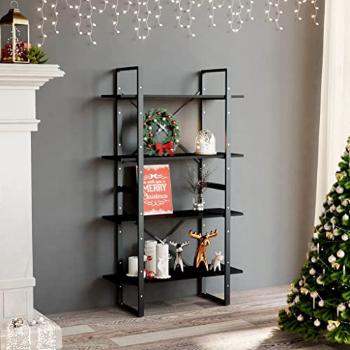 homiuse Metallregal Schwarz Leiterregal 80x30x140 cm BüCherregal KüChenregal Wand Kinder BüCherregal Regal Schmal Badschrank Schmal WüRfelregal Kellerregal Leicht Zu Reinigen