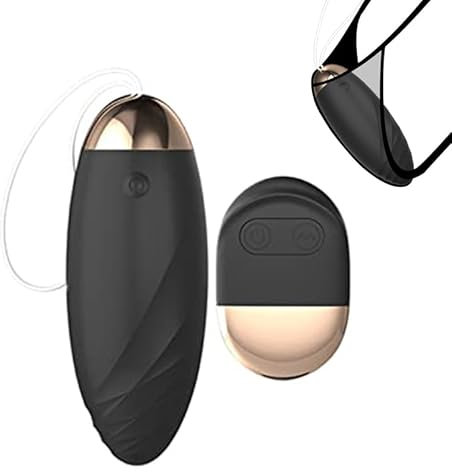 LZMYZ Bullet Vibratoren mit 10 Vibrationsmodi für sie G-Punkt Vibrator und Klitoris Fernbedienung Vibrierende Ei Masturbation Frauen Sex Spielzeug for Women und Paarr(Schwarz)