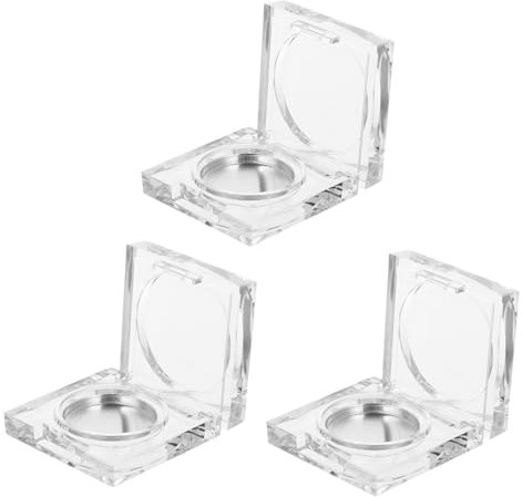 WOONEKY 12stücke Teiliges Transparenter Lidschatten-aufbewahrungsboxen Praktische Kosmetik-Organizer Für Augen-Make-up Blush Und Lose Puder Für Und Unterwegs