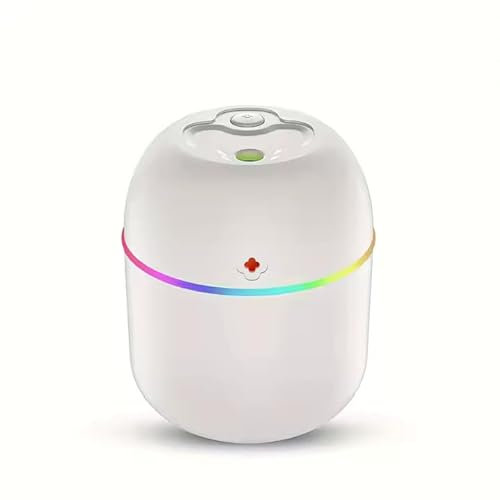 220ML USB Mini Air Humidifier & Essential Oil Diffuser – Portable Ultrasonic Cool Mist Maker for Car, Home, Office – Quiet Operation