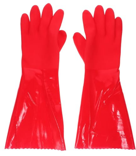 FRCOLOR 2pairs Non-slip Dishwashing Gloves Thicken Kitchen Cleaning Gloves Multi-purpose Housework for Home Easy to Use