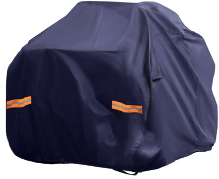 X AUTOHAUX Housse de Protection pour Quad 4 Roues Polaris Sportsman 850/XP 1000 4 Roues pour Can-am Outlander x Mr 850 Renegade x Mr 650 1000R Protection Contre Le Soleil et la Pluie 210D-PU Bleu