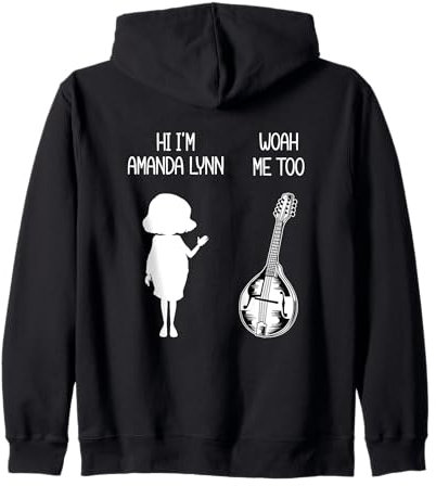 Mandoline Lecteur de musique folk Instrument à cordes Mandoliniste Sweat à Capuche