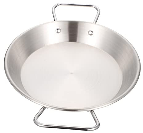 COLLBATH Bandeja Para Servir Papas Fritas Inoxidable Sartén Para Mariscos Tazón Para Comida Frita Vajilla Para Aperitivos