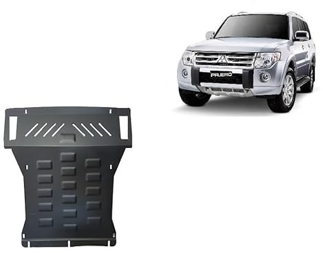 Scut Protection Protección metálica bajo motor compatible con Mitsubishi Pajero 4 (V80, V90) - (2007-2021)
