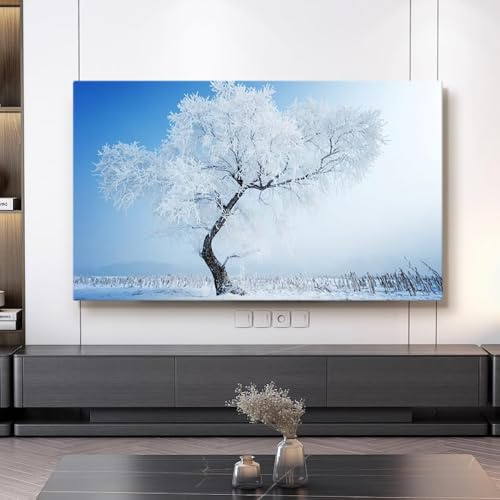 HSTANGKY Funda Protectora De TV Para Interiores De 32-80 Pulgadas Funda Moderna A Prueba De Polvo Y Protección Solar Para Televisores LCD/LED-Snow4||40-43inch