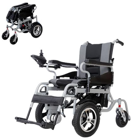 Trottinette motorisée pour personnes âgées, fauteuil roulant électrique léger avec batterie au lithium amovible, pour l'intérieur et l'extérieur