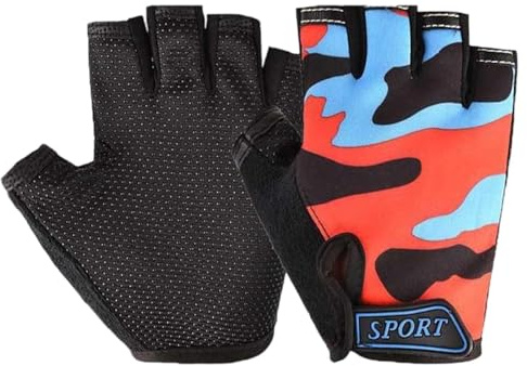 Guanti Ciclismo Uomo Guanti Ciclismo Estivi Xs Bambino Sport Palestra Termici Calcio Bambini Inverno Portiere 10 12 Anni Bici Da Corsa Ragazzo Scooter Bambina Taglia Unica Senza Dita 8 7 5 Per Donna