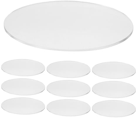 Copri Lampada Mr16 Gu10 in Acrilico, Rotondo Piatto, 30 Pezzi | Lente Trasparente ad Alta Trasmissione, Sostituzione Rapida e Installazione Semplice, per LED e Soffitto