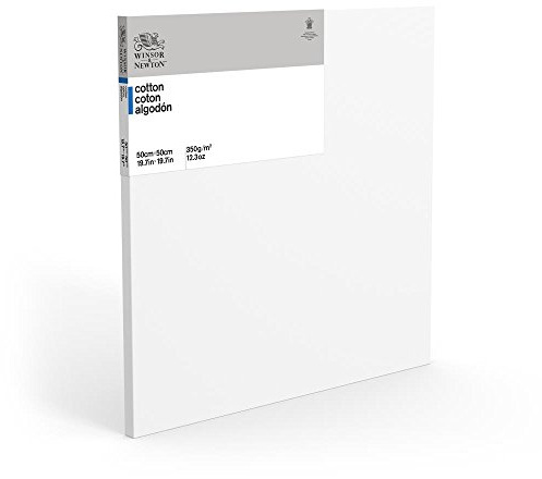 Winsor & Newton 6201072 - Keilrahmen  Classic  3-fach grundiert 350 g/m², Leistendicke 19 mm, Baumwolle - 50 x 50 cm