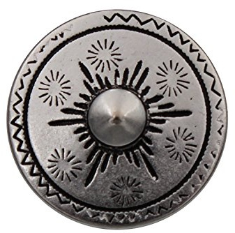 6 Stück silber Metall Knöpfe Metallknöpfe 20mm Uniform Kostüm Nähen made in Germany