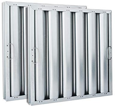 Kleen-Gard Aluminum Commercial Kitchen Range Hood Filter, 20x25x2, (Pack of 2)