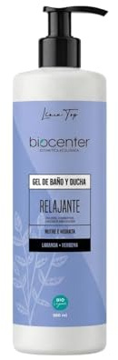 BIOCENTER Gel de baño y ducha natural Relajante de Lavanda - nutre e hidrata la piel - 500 ml