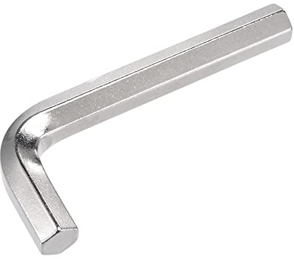sourcing map 17mm Innensechskantschlüssel L-förmiger langer Arm CR-V-Reparaturwerkzeug