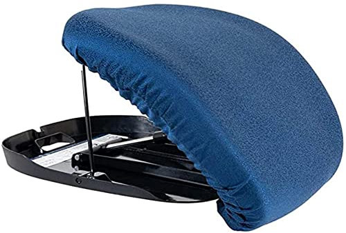 ASXZ Sollevatore del Sedile Portatile, Cuscino di Sollevamento Elettrico per Anziani, Cuscino di Supporto del Divano, Sedile rialzabile, Supporto del 70%,Blu