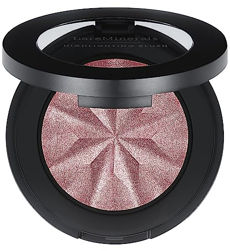 bareMinerals Gen Nude Highlighting Blush, Mauve Glow, Vegan, Cruelty-Free & Dermatologist-Tested