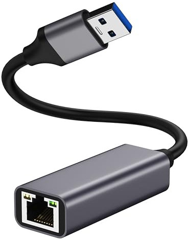 USB Ethernet Adapter, USB 3.0 to1Gbps Gigabit Network Adapter RJ45 LAN Internet Adapter Driver Free Compatible with Switch, MacBook Pro 2022 2020 2018 2016, XPS, TV Box, Steam Deck