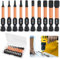 Bohoray 10 Pezzi Impulsi Impact Inserti per Avvitatore, Torsion Punte Avvitatore, Magnetiche Inserti Torx per Cacciavite in Acciaio, Trapano a Testa Esagonale, Chiave a Cricchetto