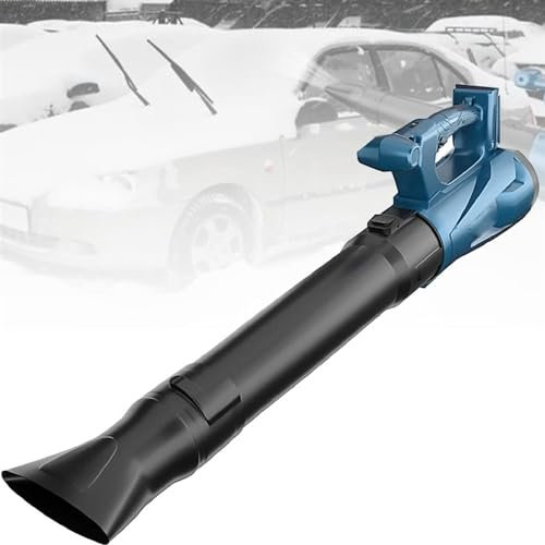 Soffiatore for foglie portatile a batteria, Soffiatore for foglie elettrico da 21 V 6 velocità regolabili, for la cura del prato, trucioli di legno, detriti del giardino, residui di erba, con 1 batter