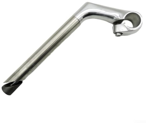 Old School Fahrrad-Vorbau, 22 x 2 mm Durchmesser, hochglanzpolierte Aluminiumlegierung