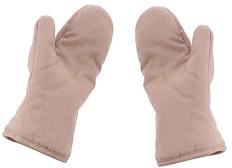 Amosfun Bäckerofenhandschuhe-Set 2-teilig Wärmeisolierende Handschuhe – Verbrühungsschutz Küchenzubehör Zum Kochen Backen Servieren