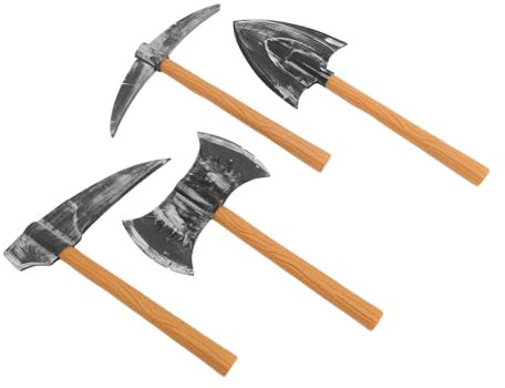 Holibanna 4stücke Teiliges Zwerg-kostüm Spitzhacke Set Aus Leichte Realistische Halloween Bühnenrequisiten Für Erwachsene Sicher Tragbar Zur Cosplay-Party Und Bühnenauftritt