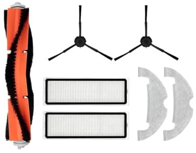 FBHFBHS Wichtigsten Seite Pinsel Hepa-Filter Mopp Taschen, Kompatibel mit Dreame D10plus/Z10pro/L10PLUS/RLS3D, staubsauger Ersatz Zubehör(Kit b)