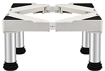 DFGHNBVC Waschmaschinensockel, Verstellbar, Mit Antivibrationsdesign, 50 – 75 cm Länge, 10/15/20/25 cm Höhe, Feuchtigkeitsbeständig, Für Kühlschrank Und Geschirrspüler, 20 cm 4 Beine