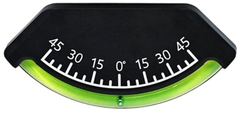 Protoence Bulle de Niveau pour Camping-car,Inclinomètre Jauge de Niveau pour Camping-Cars et Véhicules - Inclinomètre Étanche Autocollant pour Aventuriers, Camping, Navigation, Bateaux, Camions et