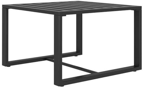 XINCXIN Couchtisch, korbsessel Outdoor Balkon Couch gartensessel terassenmöbel außen Geeignet für patios Balconies Garden Yard Aluminium Anthrazit