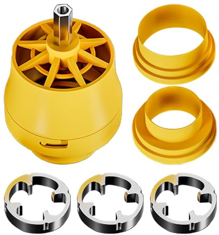 Youngwier Set di 7 punte per filettatura, utensili per filettatura interna ed esterna su tubi, per installazione sanitaria, lavori elettrici, riparazione autoveicoli