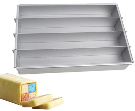 Moldes rectangulares para tartas, 12 x 8 pulgadas, molde rectangular para boda, cumpleaños, Navidad, molde ajustable para hornear mousse, herramienta multifunción con separadores