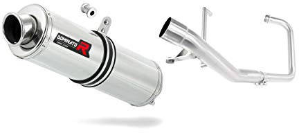 DOMINATOR Impianto di scarico Collettori Marmitta Silenziatore ST compatibile con YBR 125 2009-2018