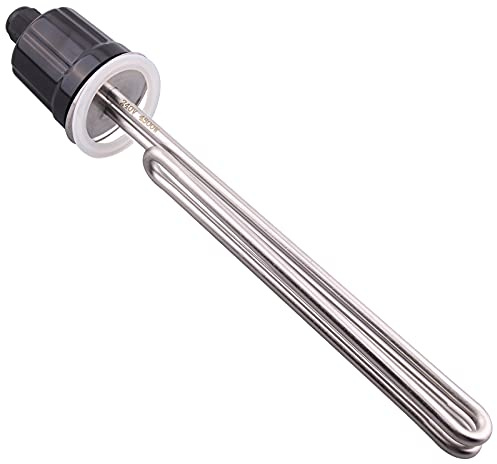 DERNORD 2 Inch (DN50) Tri-clamp Foldback Heating Element Stainless Steel Water Heater with Silicone Gasket Tri-Clover O-Ring (240V 4500W)