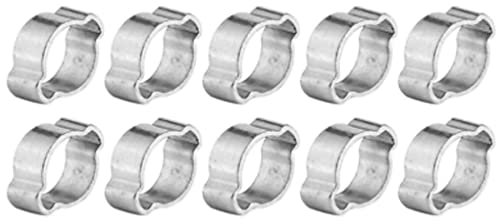Lot de 10 colliers de serrage pour tuyau hydraulique mural 1 31-34 mm