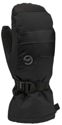 Gordini Women's AquaBloc Down Gauntlet Mitten, Black, Medium