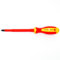 INGDAUM® VDE Tournevis PZ pour vis Pozidriv, isolé contre 1000 V, pour électriciens professionnels, mécatroniciens et techniciens de la réfrigération (PZ 3 x 150 mm)