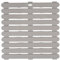 WENKO Griglia per doccia per interni ed esterni, antiscivolo, per bagno, piscina, plastica, 55 x 55 cm, beige