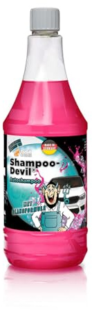 Tuga Chemie Shampoo-Teufel - Autowasch-Shampoo - Rosa - 1000ml | mit Glanzformel
