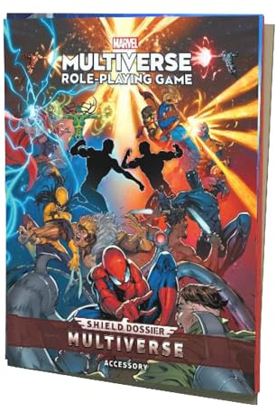 Marvel Multiverse RPG: S.H.I.E.L.D. Dossier: Multiverse - Essential Game Accessories for Heroic Role-Playing, Action-Packed Strategy Game for Kids & Adults, Ages 12+, 2-7 Players, Made by CMON