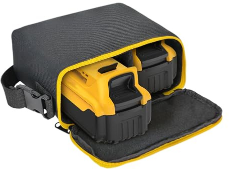 Battery Storage Organizer Bag - Fireproof & Waterproof Battery Guard Case, Waterproof Battery Holder | Large-Capacity Protective Holder for Aa, C, D, 9v Batteries, Ideal for Home, Travel, Suitcas