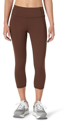 Amazon Essentials Leggings Sportivi da Allenamento in Palestra Total Train Donna, Nocciola, S