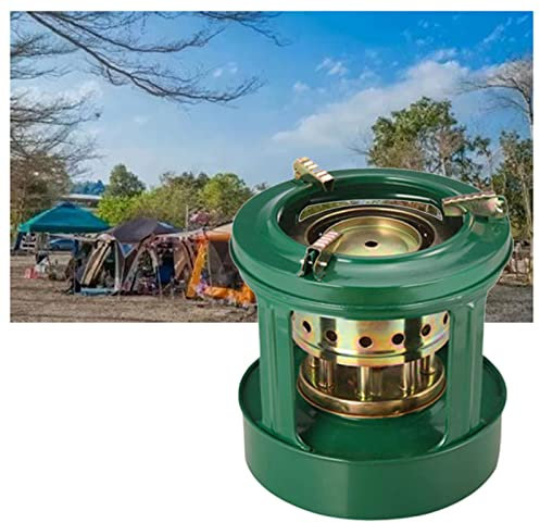 Mini réchaud de camping avec 8 noyaux de combustion, feu réglable, cuisinière d'extérieur coupe-vent, brûleur compact