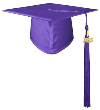 Class of 2025 Graduation Grad Cap,Kindergarten Gown Cap for Party Celebrations University Academic mortarboard Bachelor Kids Hats Black Blue Purple Red White