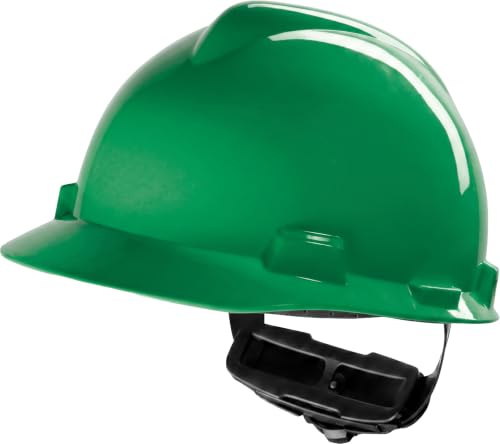MSA V-Gard Bauhelm - unbelüfteter Schutzhelm für Baustelle & Elektriker - Leichter Helm nach DIN EN 397 für die Arbeit