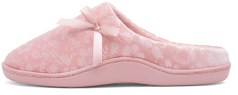 The Slipper Company Womens Pink Mule Slipper